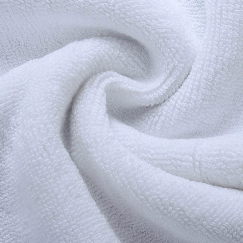 Bông tinh khiết 32S đôi xoắn plain terry trắng khách sạn Bông tinh khiết 32S đôi xoắn plain terry trắng khách sạn