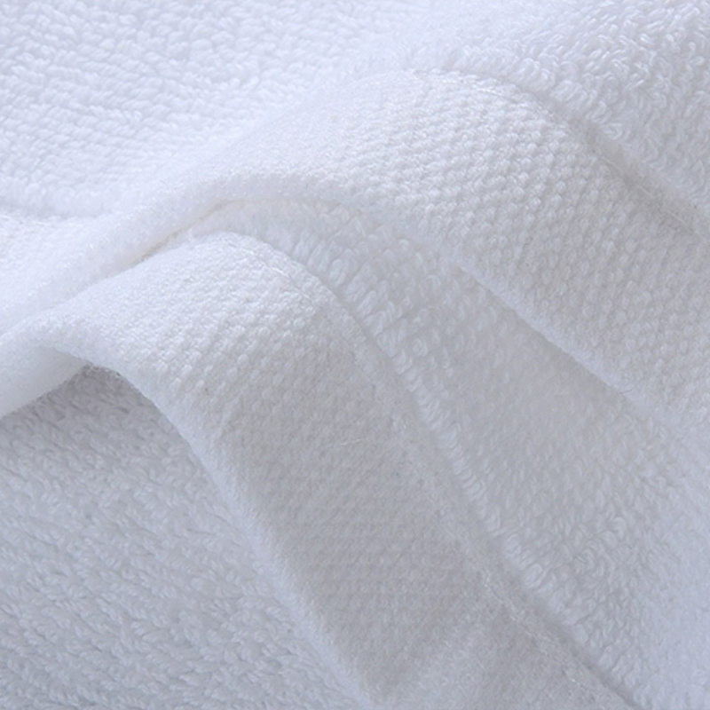 Bông tinh khiết 32S đôi xoắn plain terry trắng khách sạn Bông tinh khiết 32S đôi xoắn plain terry trắng khách sạn