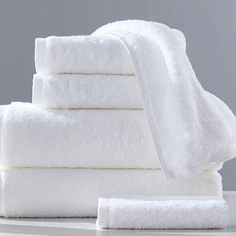 Chất lượng khăn khách sạn trắng trơn đặt bộ quần dài đơn giản 16S RING Chất lượng khăn khách sạn trắng trơn đặt bộ quần dài đơn giản 16S RING