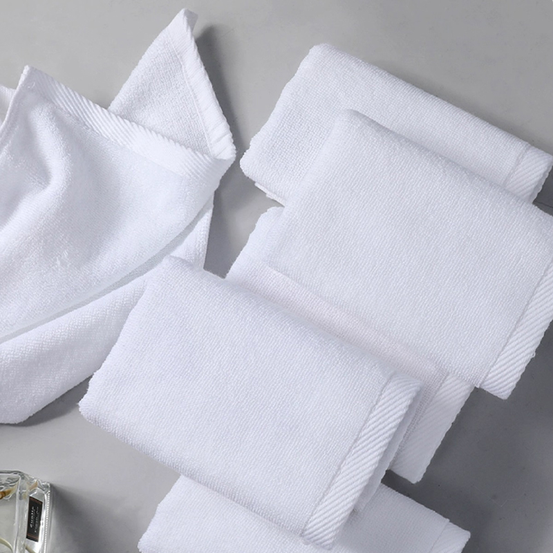 Bông cotton đôi Terry Loop White Hotel Hand