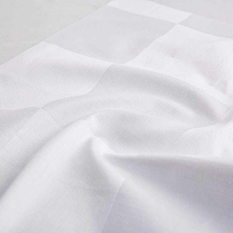 Jacquard 9cm Squares Fabing cho bộ đồ giường khách sạn Jacquard 9cm Squares Fabing cho bộ đồ giường khách sạn