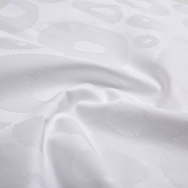 300t cotton màu trắng tinh khiết sateen jacquard fabric bedlinen 300t cotton màu trắng tinh khiết sateen jacquard fabric bedlinen